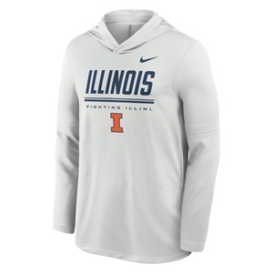 ILLINOIS NIKE DRI-FIT LIGHTWEIGHT HOODIE -  photondust